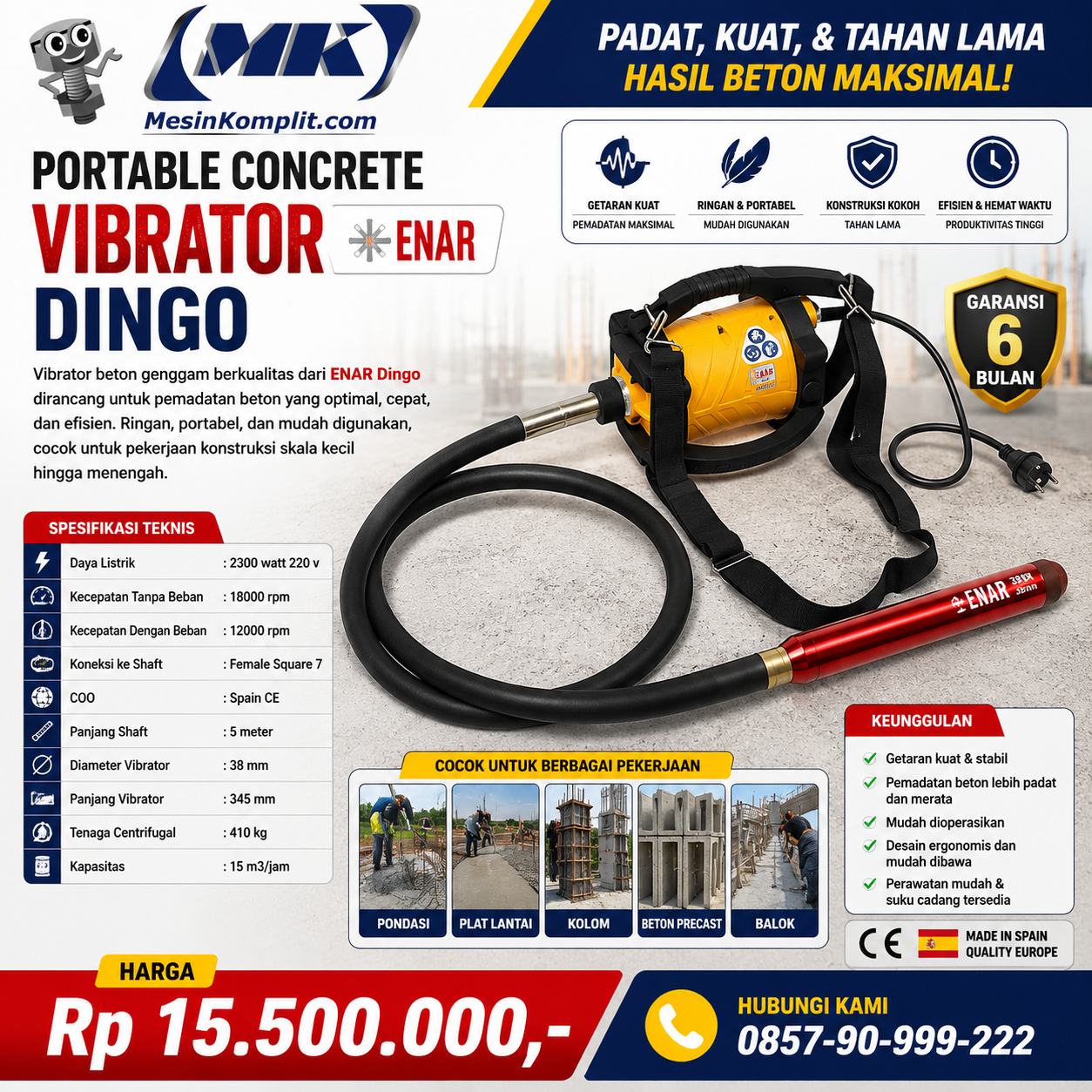 Vibrator Listrik Enar Din...